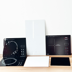 VATTI Cocina de Inducción al por mayor blanco negro hoja de vidrio de cerámica 4mm Impresión de seda tamaño personalizado vidrio cerámica en la placa de cocina - Product Image 1