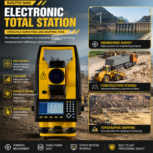 Estación Total SOUTH N40 de Alta Precisión con Medidor Láser y Prisma para Ingeniería y Topografía - Product Image 1