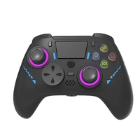 Avec prise casque Contrôleur sans fil à six axes pour Play Station 4 pour PS4/Android/iOS/PC/Switch Gamepad avec lumière RVB