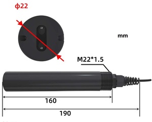 เซ็นเซอร์วัดความขุ่นแบบดิจิตอล Lorawan Wireless 4-20mA RS485 สำหรับตรวจวัดคุณภาพน้ำ รองรับ OEM ODM สำหรับการทดสอบน้ำในอุตสาหกรรม - Product Image 3