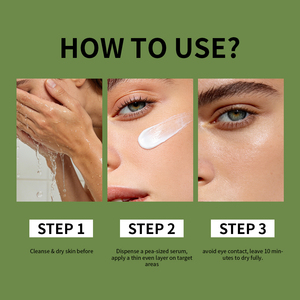 Crème pour les yeux hydratante, éclaircissante et apaisante sans parfum, avec logo personnalisé, pour peaux sèches et ternes, à la Centella Probio-Cica et au Bakuchiol - Product Image 5
