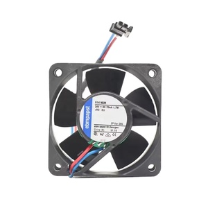 Ventilateur axial de refroidissement pour armoires et onduleurs ebmpapst 614NGM 24V DC 20.6CFM 60x60x25.4mm 6cm 6025 à vitesse moyenne 614NGM-095 - Product Image 1