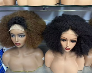 Promoción $51 Peluca Afro Kinky Straight con Cierre de Encaje Transparente 4x4 Yaki de 10 Pulgadas 230g 100% Cabello Humano para Mujeres Negras al por Mayor - Product Image 1