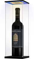 Vitrine de bouteille de vin en acrylique personnalisée avec lumière LED pour le vin rouge et le whisky