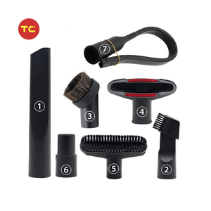 Kit de herramientas universal para aspiradora, 1 boquilla de vacío de 1/4 pulgadas, cepillo para grietas con 32mm, 1 1/4 pulgadas y 35mm, 1 Adaptador de manguera de 3/8 pulgadas - Product Image 1
