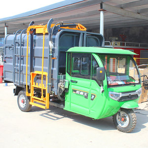 Camion à ordures compacteur à trois roues de petite taille pour véhicules spéciaux à vendre - Product Image 2