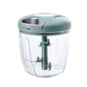 Hachoir Manuel Multifonctionnel en Plastique pour Ail, Légumes, Gingembre et Viande – Hachoir à Main Portable pour Oignon - Product Image 6