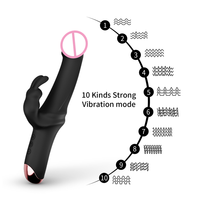 Leistungs starker Kaninchen vibrator für Frauen Sex Klitoris & G-Punkt Massage Dildo Adult Toys Mastur batoren