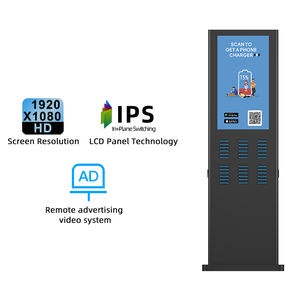 Nueva llegada 24 ranuras de pago con código QR máquina expendedora gabinete banco de energía estación de carga de teléfono alquiler quiosco powerbank compartido - Product Image 5