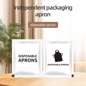 Tùy chỉnh dùng một lần Tạp dề mảnh duy nhất cá nhân bao bì PE Chất liệu Nhà Bếp Nấu Ăn Nhà Hàng takeout có thể in logo - Product Image 2