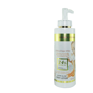 Loción Corporal Blanqueadora con Vitamina C y Oro 24K, Crema Corporal Concentrada Nutri Glow con Aceite de Zanahoria para Aclarar la Piel, para Mujeres, Todo Tipo de Piel - Product Image 1