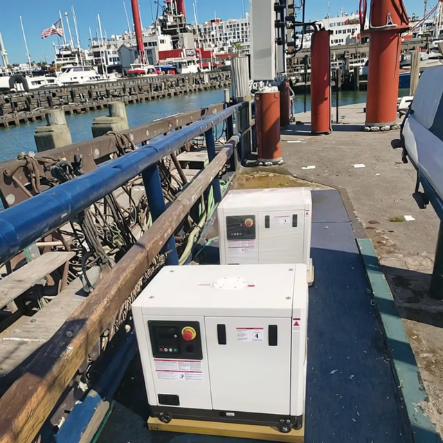 Fisher Panda 3KW 5KW 6KW Silent Marine Diesel Generator Set Single Phase Salt Watercooled for Boat Yacht