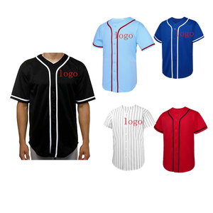 Vente en gros de maillots de baseball personnalisés de haute qualité pour hommes, uniformes, t-shirts respirants pour baseball et softball pour adultes et jeunes - Product Image 2