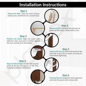 Système de fixation rapide pour panneaux muraux en PVC, installation facile, économie de main-d'œuvre, idéal pour la rénovation de maisons, bureaux et hôtels. - Product Image 6