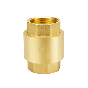 TMOK DN25 1 "pouce BSP <span class=keywords><strong>Anti</strong></span>-<span class=keywords><strong>retour</strong></span> débit en laiton <span class=keywords><strong>anti</strong></span>-<span class=keywords><strong>retour</strong></span> <span class=keywords><strong>vanne</strong></span> unidirectionnelle eau en ligne clapet <span class=keywords><strong>anti</strong></span>-<span class=keywords><strong>retour</strong></span> à ressort - Product Image 1