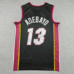 Maillot de basket rétro pour homme 2026, cousu, Bam Adebayo <span class=keywords><strong>Dwyane</strong></span> <span class=keywords><strong>Wade</strong></span> Tyler Herro, tailles S-2XL - Product Image 2