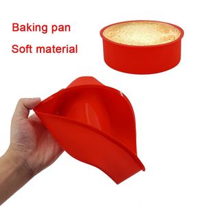 Cup-shaped Round Rectangle Baking Pan Baking AccessoriesPastry Muffin Rose Cake Mold Silicone Molds for Cement Pot - Product Image 3