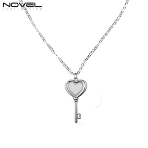 Collana con Ciondolo Ali d'Angelo Personalizzata, Gioielli in Argento, Collane Vuote per Sublimazione, Collane con Croce e Diamanti - Product Image 4