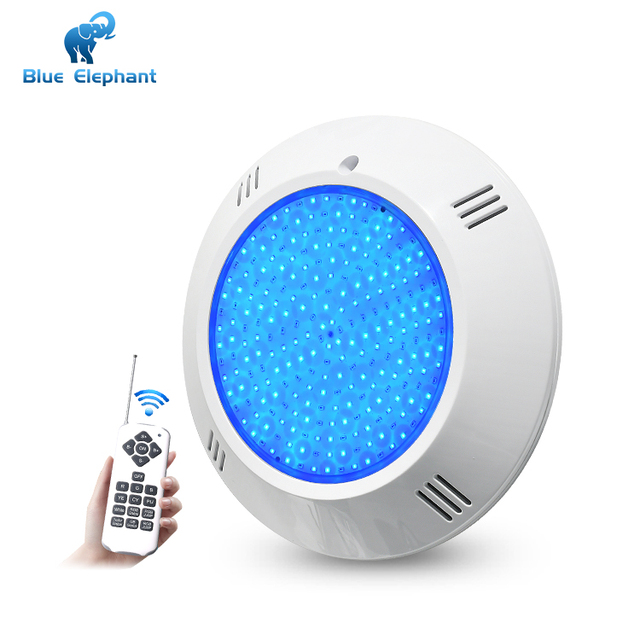 Hot Sell Lights Pool Lamp Ip68 12V Remote Control Flat Slim Resin Filled Underwater Led Rgb Swimming Pool Lights