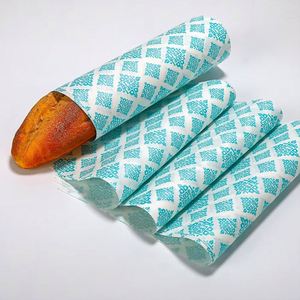 Customized Burger Sandwich Deli Greaseproof <b>Wrapping</b> <b>Paper</b> Fast Food Restaurant Table Plate Matting <b>Paper</b> - Product Image 5
