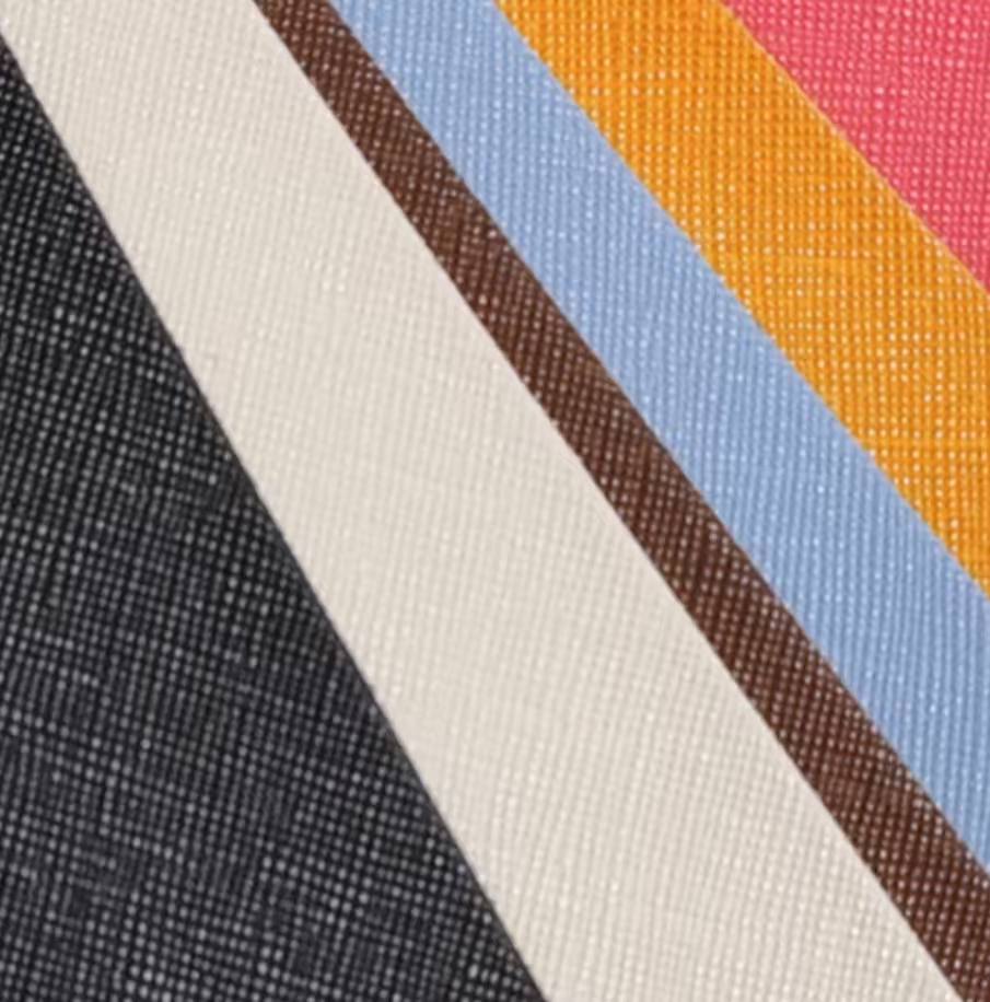 Stock South China Lychee Pattern Environmentally Friendly Brushed PVC Synthetic Leather Fabric for Accessories 0.9mm Thickness