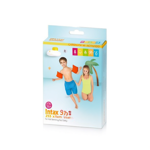 Flotadores de brazo Intex Neon de 23 x 15 cm para niños, seguridad en la piscina - Product Image 1