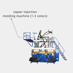 High Quality Shunda Brand PVC Air Blowing Slipper <b>Making</b> <b>Machine</b> <b>Shoe</b> Injection Moulding <b>Machine</b> Made China for Efficient <b>Shoe</b> - Product Image 5
