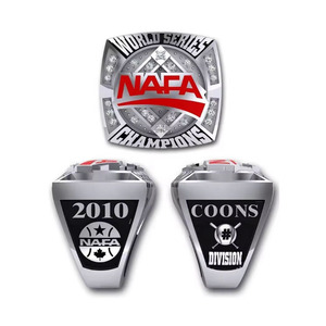 Anillo de campeonato de fútbol de oro personalizado de alta calidad, diseño único, joyería deportiva, Material principal, anillos de piedras preciosas de aleación - Product Image 1