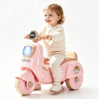 Monopattino per Bambini 1-3 Anni, Scooter per Imparare a Camminare, Moto Senza Pedali per Bambini