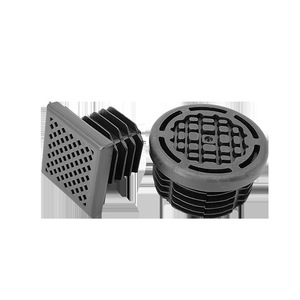 Tapas cuadradas de plástico para patas de muebles con diseño de rejilla para patas de mesa y silla, fácil instalación, estilo minimalista - Product Image 4