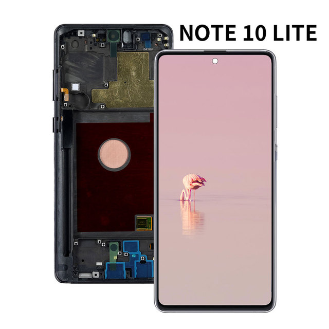 Mobile Accessories Cell Phone Lcds for samsung Note 10 Lite Screen Replacement Display Mobile Phone Repair Parts