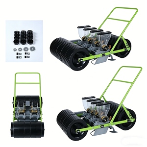Sembradora Manual de 4 Filas para <span class=keywords><strong>Semillas</strong></span> de Vegetales, Sembradora Manual para <span class=keywords><strong>Semillas</strong></span> Pequeñas, Espaciado Ajustable, para Siembra en Jardín y Granja - Product Image 5