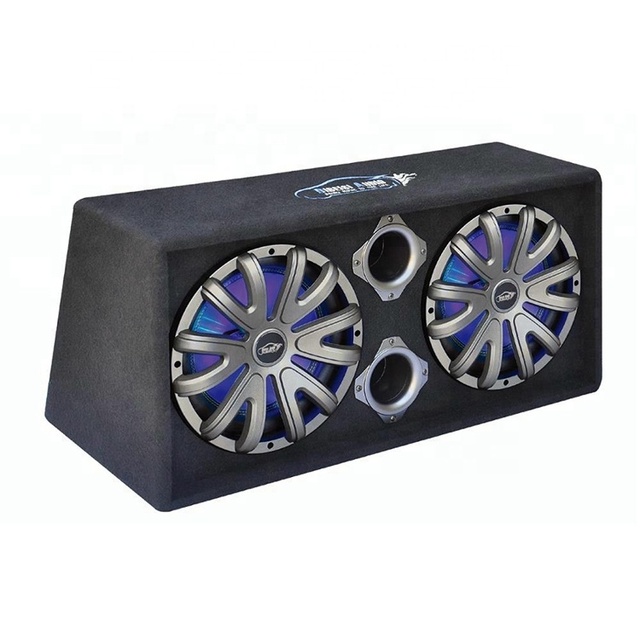 DIBEISI Active Bass Subwoofer Box 12 Inch Car Audio Speaker Cabinet Box with Amplifier Subwoofer