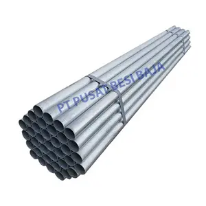 Tubo redondo de acero galvanizado de gran diámetro, precio barato de Indonesia, de buena calidad, orientado a la exportación