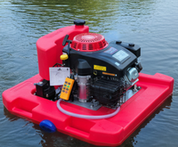 Équipement de lutte contre l'incendie de qualité supérieure, moteur à essence 13 CV, pompe d'irrigation flottante