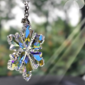 <span class=keywords><strong>2025</strong></span> Đầy Màu Sắc Pha Lê Thủy Tinh Bông Tuyết Giáng Sinh Đồ Trang Trí Treo Pha Lê Xe Mặt Trời Bắt Mặt Dây Chuyền Trang Trí Nội Thất - Product Image 3