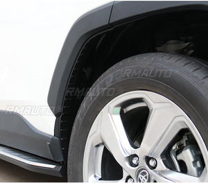 2 Piezas Guardabarros Traseros para Coche, Reemplazo de Guardabarros Especiales para Neumáticos Traseros, Faldillas Antibarro para Toyota RAV4 2019 2020 2021 - Product Image 5