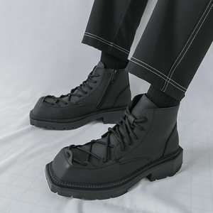 2026 Bestselling Thick Sole <b>Height</b> <b>Increasing</b> Business Formal Leather <b>Shoes</b> Youth Trendy All-Match Daily Casual Lace-up <b>Shoes</b> - Product Image 2