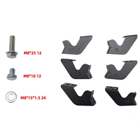 Marchepieds latéraux décoratifs et de protection en alliage d'aluminium pour BYD Shark 6