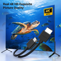 Câble HDMI 2.0b 18 Gbit/s 4K Ultra HD HDR 48 bits couleur profonde en PVC flexible mâle-mâle pour HDTV – Fournisseur d'usine