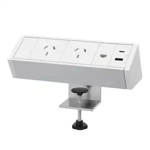OSWELL Universal desktop socket Clip desk type with usb Metal Support customised factory supplier Customised socket