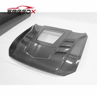 Capot en carbone pour Ford Mustang 2024+ S650, style transparent, capot moteur en fibre de carbone