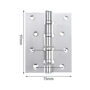 High Quality Furniture Hinges Hardware Gold And Silver Commercial Apartment Door Hinge