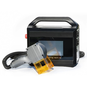 20W 30W Phiên Bản Nâng Cấp Plug-In Kim Loại Cầm Tay Khắc Thiết Bị Thủy Tinh <span class=keywords><strong>Logo</strong></span> In Ấn Cầm Tay Sợi Laser Đánh Dấu Máy - Product Image 1