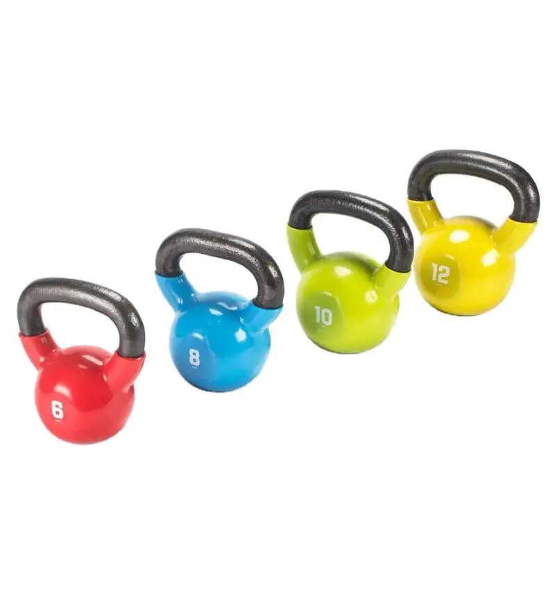 Kettlebell da competizione in acciaio rivestito di colore 12-32kg