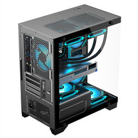 Boîtier PC Gaming Puissant Mid-Tower ATX, Supporte GPU 420mm & Refroidisseur CPU 165mm, 3x360mm Radiateur, USB 3.0 Type-C Frontal, 8 Ventilateurs DE