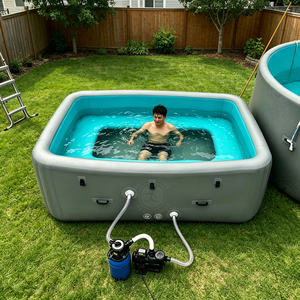 Piscine gonflable extérieure sur mesure, directement <span class=keywords><strong>de</strong></span> l'usine, pour adultes et enfants - Product Image 3