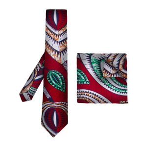 Cravatta con stampa africana - Product Image 3