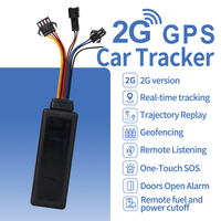 Traceur GPS 2G pour voiture, dispositif antivol, coupure du moteur, alarme SOS, microphone intégré, suivi en temps réel
