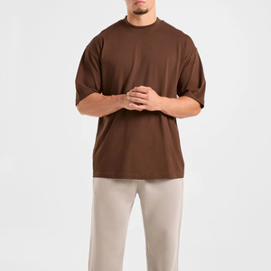 T-shirt homme à manches courtes, col rond, respirant, écologique, style streetwear été, fabriqué au Pakistan, haute qualité. - Product Image 3